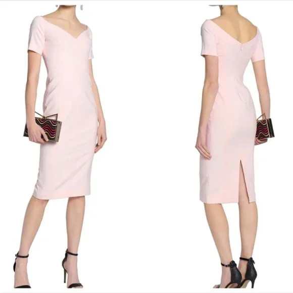 CINQ À SEPT V-Neck Midi Length Dress - Picture 1 of 11